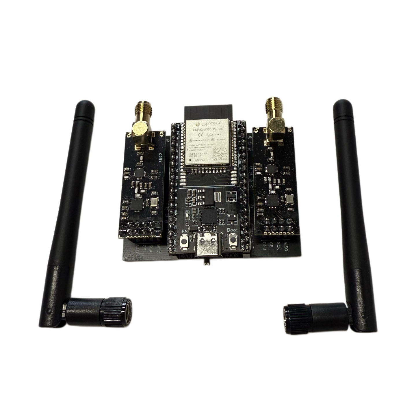 Version1.2 ESP32 DevKitC NRF24L01 PA LNA 2.4GHz モジュール開発ボードは Bluetooth テスト信号と Wifi サポートをサポート