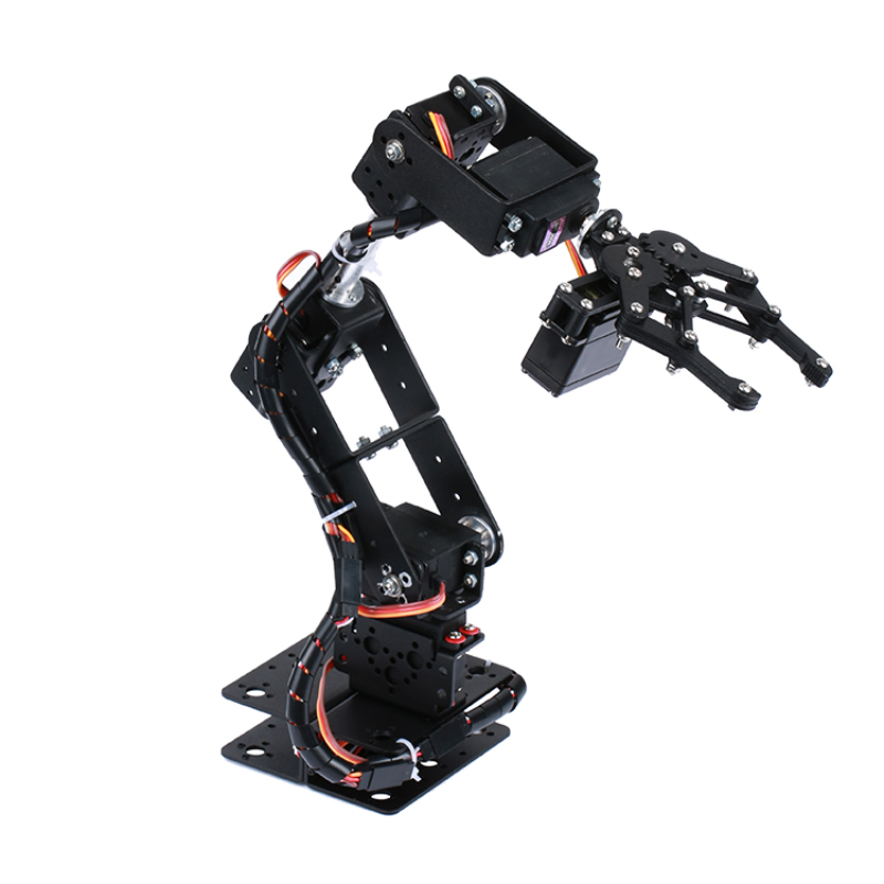 ロボットアームキット 6 自由度プログラミングロボットアーム DIY キット Arduino 用 Raspberry Pi ロボット UNO/ESP32 用オープンソースコードとチュートリアル