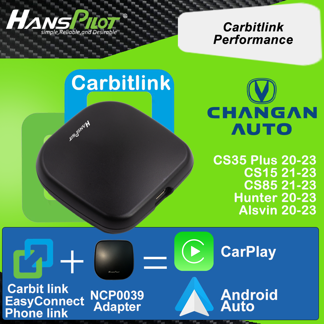 NCP0036 NCP0039 長安 CS35 プラス、ハンター、アルスビン carbitlink 簡単接続アダプターを CarPlay に変換