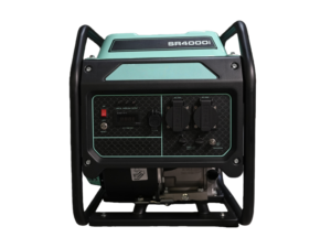 ポータブル型 3200W 4ストローク空冷式ガソリン発電機。オープンフレーム構造、キックスタート式。キャンプ、キャンピングカー、アウトドア活動に最適です。