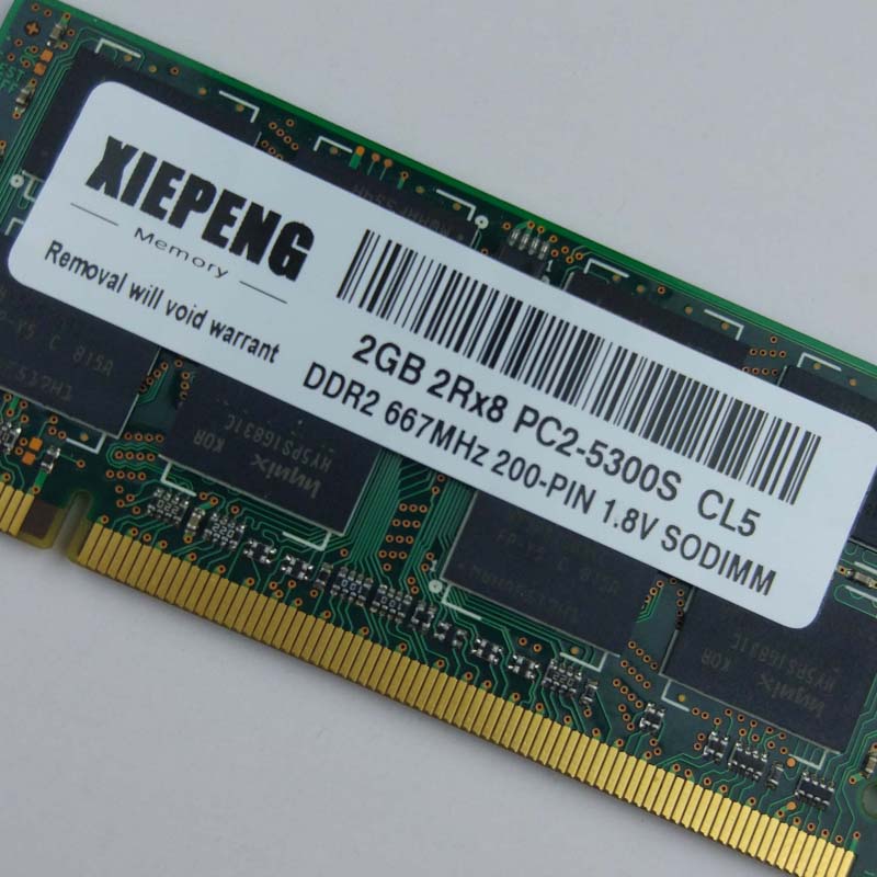 4GB 2Rx8 PC2-6400S DDR2 2GB 800MHz ノートパソコン用メモリ 4G PC2 6400 ノートブックRAM（HP BladeSystem bc2800、Compaq 100eu オールインワン用）