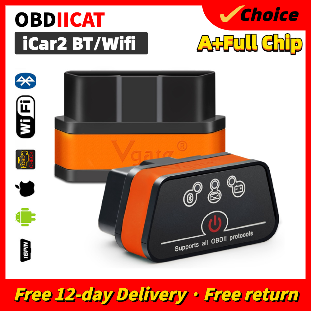 Vgate Icar2/Icar3 OBD2 スキャナ Vgate Icar 2 Wifi/Bluetooth Icar3 IOS/Android 用自動 OBD2 コードリーダー診断ツール Pk ELM327