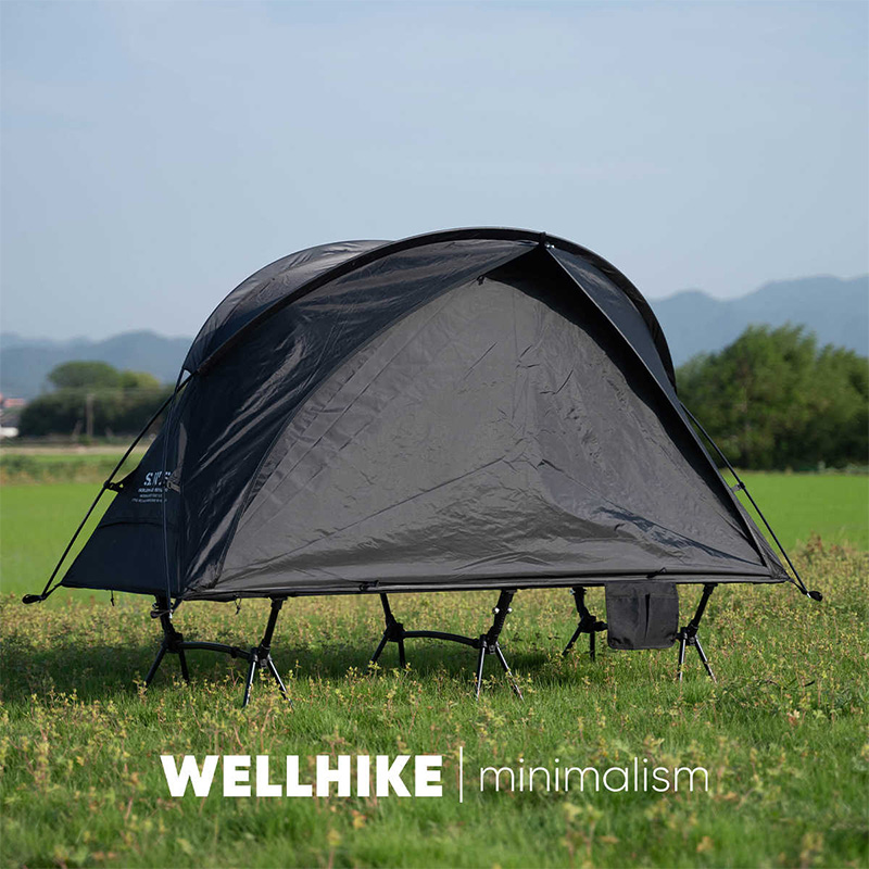 WELLHIKE アウトドア Cloudchase シングルシーズンテント軽量キャンプ折りたたみマーチングベッド収納袋ハイキング必須装備