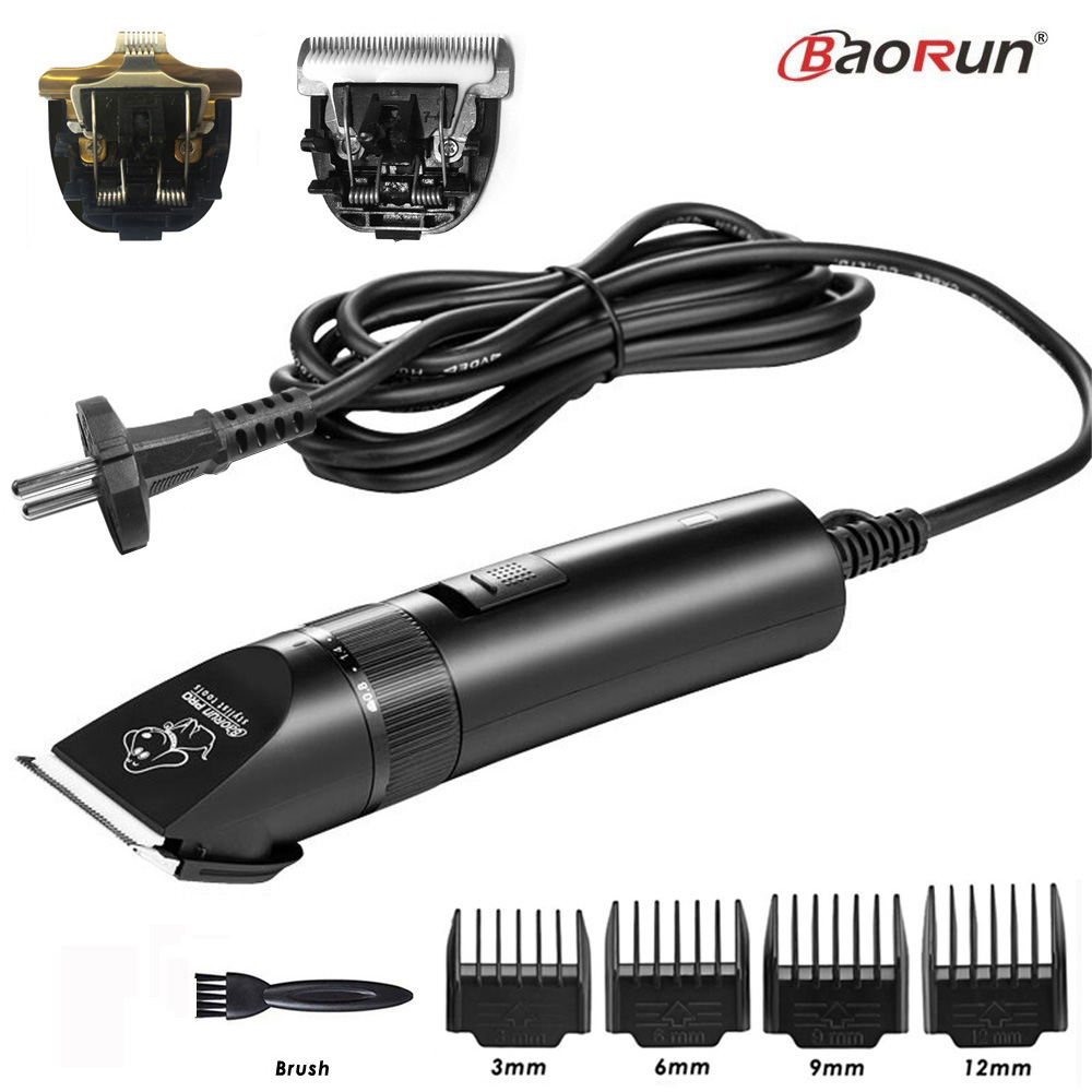 BaoRun S1 プロフェッショナルペットバリカングルーミング猫犬ヘアトリマーシェーバー強力な電気芝刈り機ヘアカット機動物用