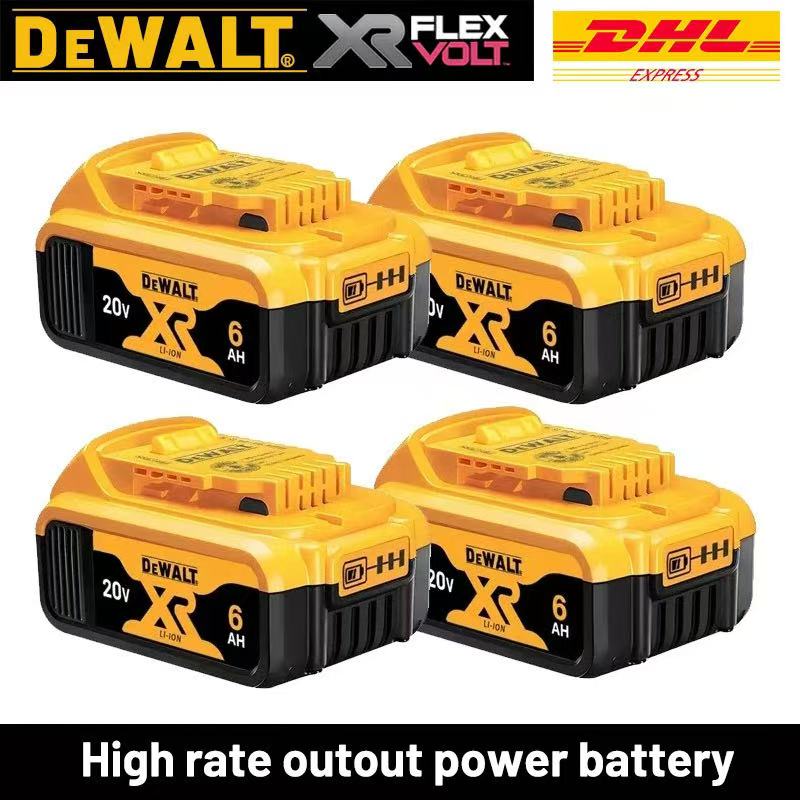 100% オリジナル Dewalt 20V2Ah 5Ah 6mAh 電動工具バッテリー DCB206 DCB205 DCB200 DCD791 DCD805 ツールバッテリー