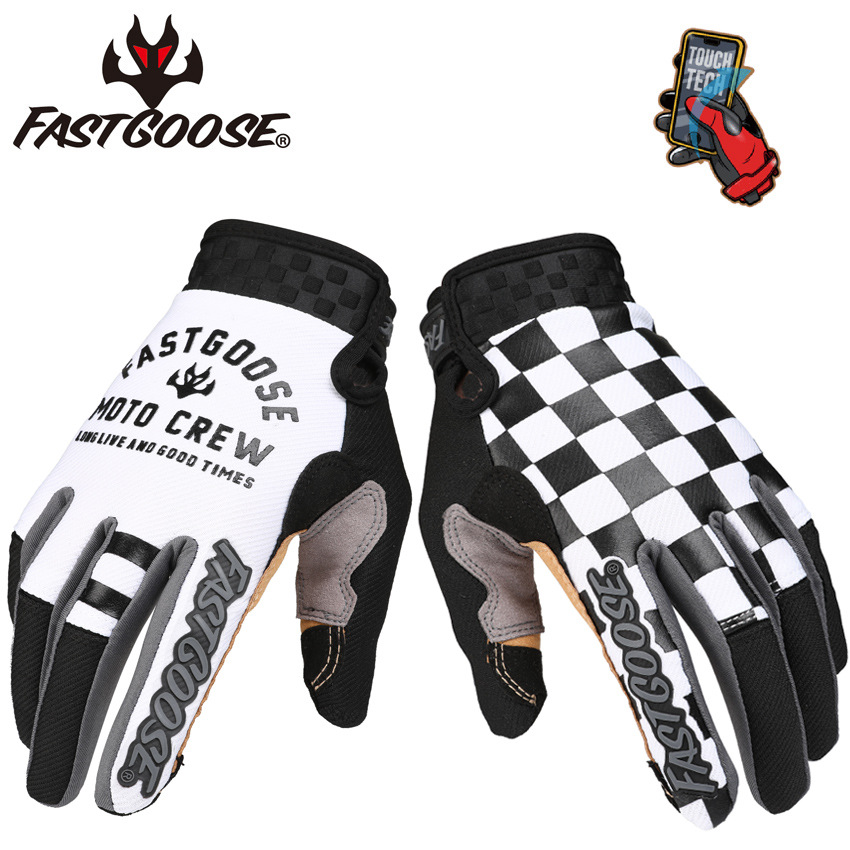 Fastgoose モトクロス MX スポーツ手袋レトロライダーオートバイマウンテンバイク BMX DH MTB サイクリング乗馬手袋
