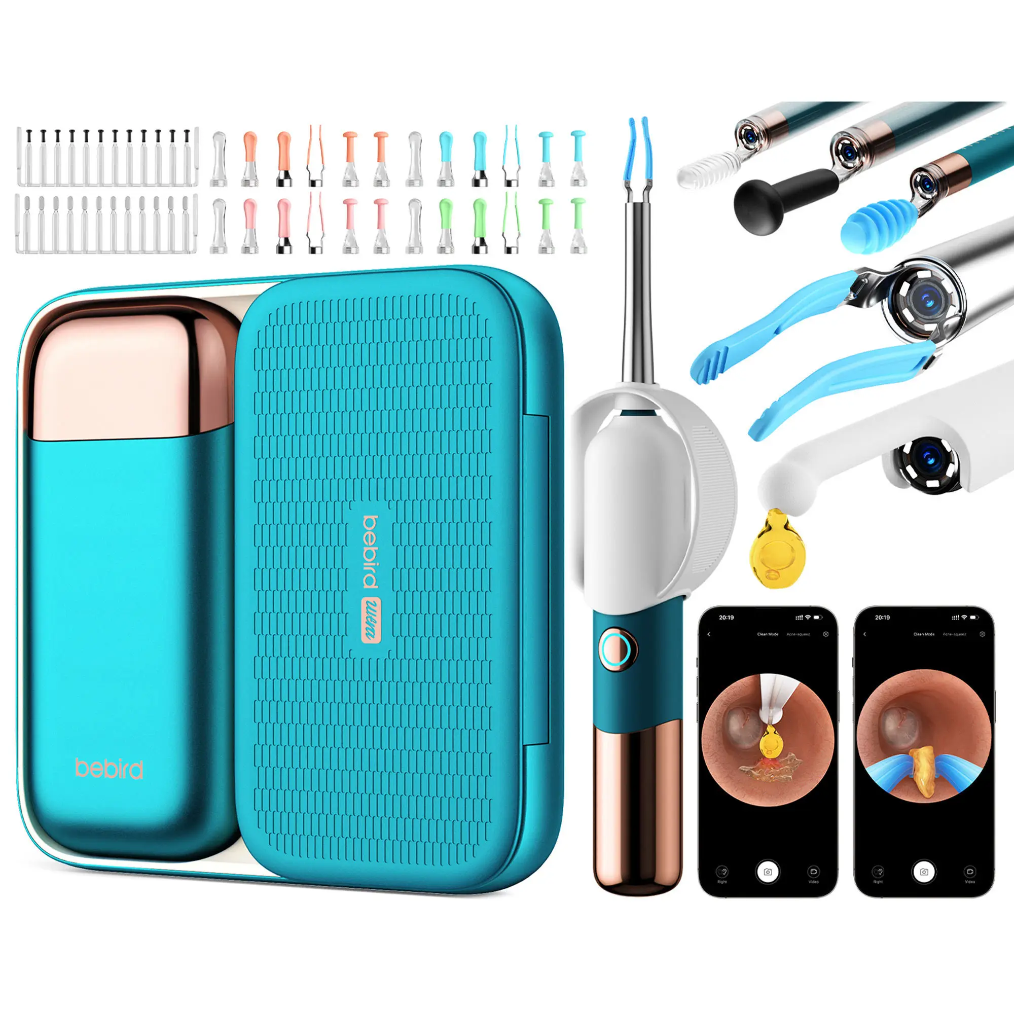 2026 アップグレード Bebird EarSight 超スマート視覚耳洗浄装置 20 メガピクセル超クリア 5G ビデオ伝送耳クリーナー