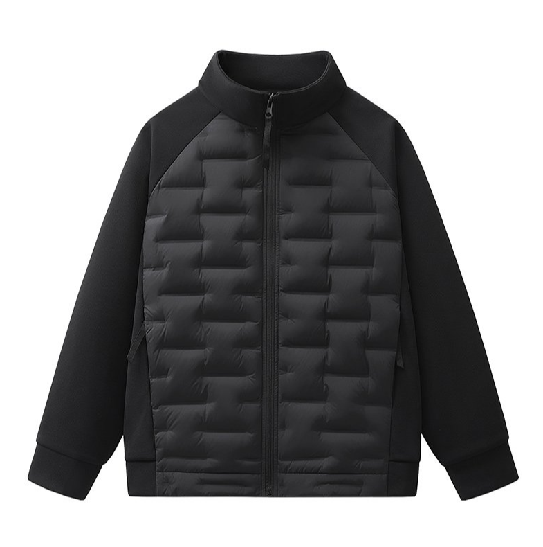 Wholesale Men's High Quality Windproof Down Puffer Jacket 50% Duck Filled Custom Logo Windproof  Coat