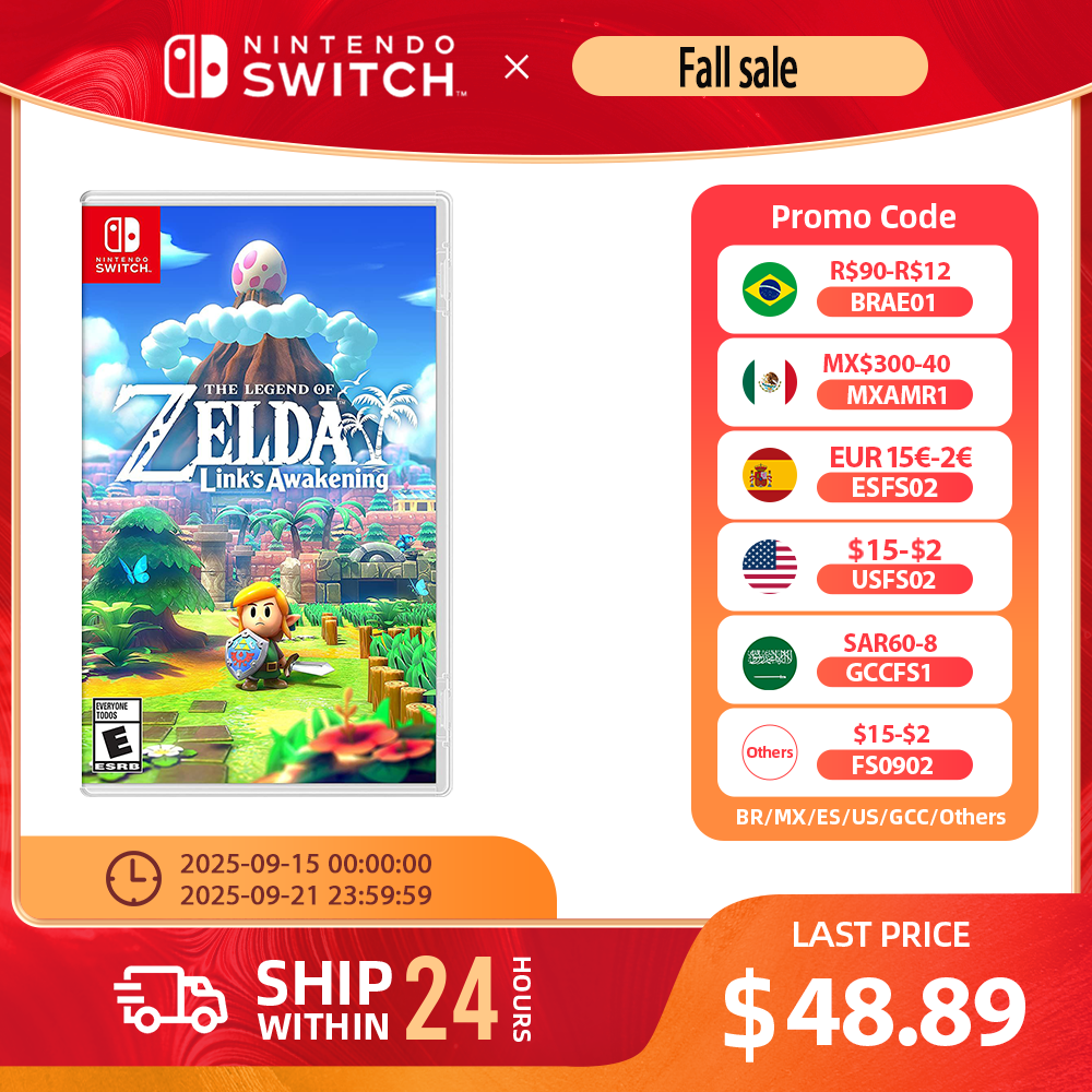 Nintendo Switch - ゼルダの伝説 リンクス 覚醒 - Switch OLED Lite 用ゲーム物理カートリッジ アクション アドベンチャー