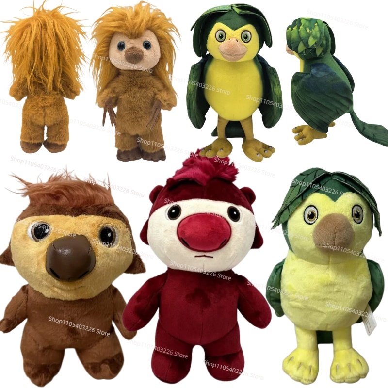 新しいアニメ交換された Ollie Lvy ぬいぐるみかわいい動物ラッコ Pookoo ぬいぐるみ交換映画周辺人形かわいい鳥ぬいぐるみ