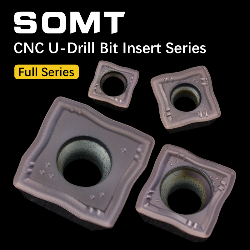 U ドリル SOMT インサート 暴力穴あけ 超硬 SOMT インサート ステンレス鋼カッターヘッド CNC 旋盤特殊インサート