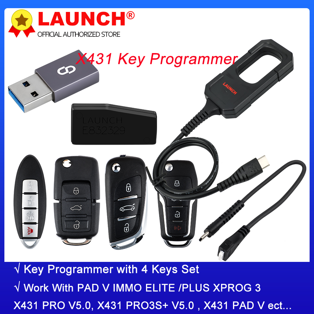 X-431 IMMO Elite/IMMO Plus/PAD V用スーパーチップ4個ユニバーサルリモートスマートキーを備えたX431キープログラマーリモートメーカーを発売