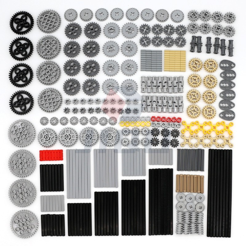 314 個ハイテク MOC テクノロジーレンガセットバルクギアアクスルピンビルディングブロック DIY 車知育玩具アクセサリー