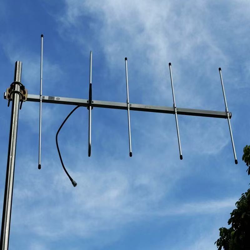145Mhz VHF 八木アンテナ屋外高利得 5 ユニットアマチュア無線指向性長距離衛星信号アンテナ