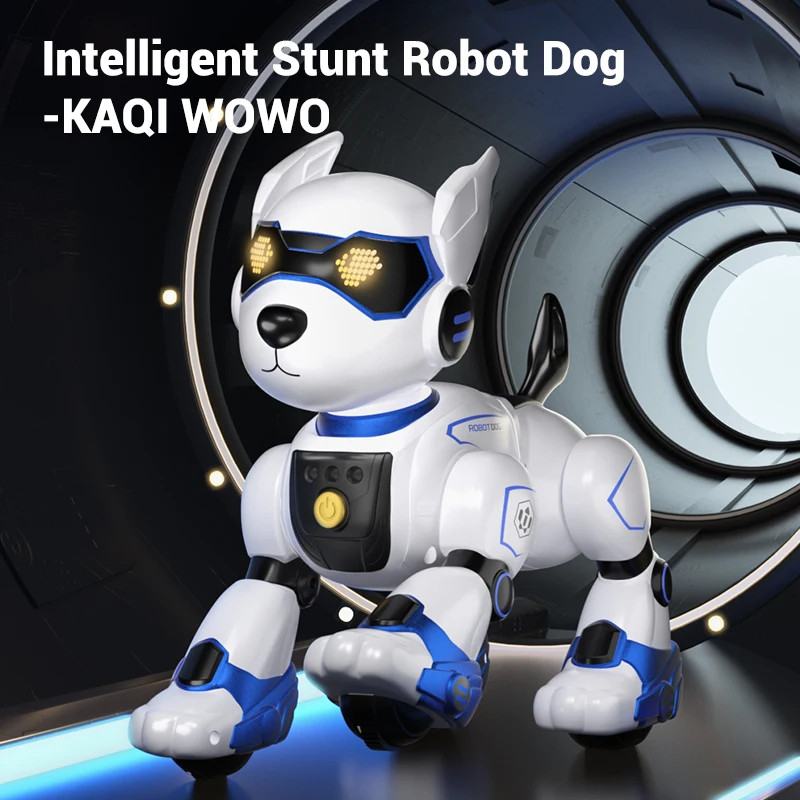 インテリジェント RC ロボット電子犬スタント犬音声コマンドプログラマブルタッチセンス音楽ソング少年少女子供のおもちゃ