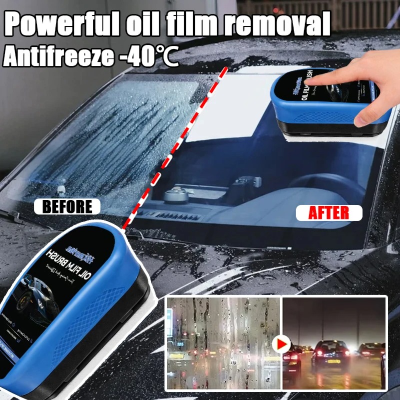 新型バックミラー油膜除去・清掃用品 油膜ターミネーター：フロントガラス、サイドウィンドウ YP212