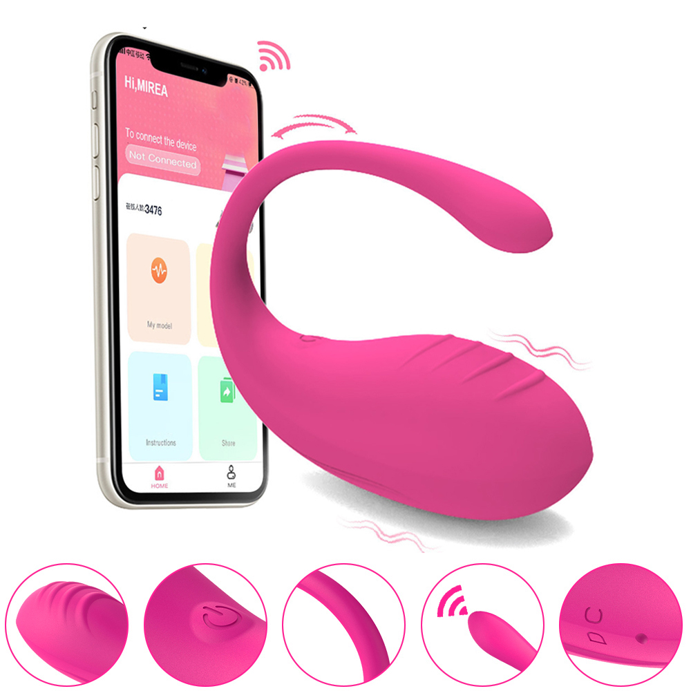 APP 制御膣バイブレーター G スポット 9 スピードアナル振動卵マッサージウェアラブル刺激装置大人の大人のおもちゃ女性カップルのため
