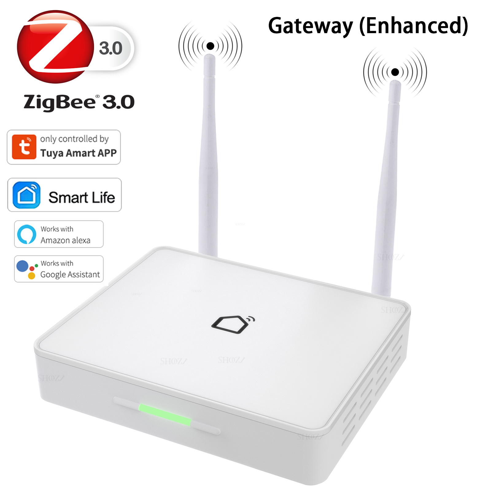 Tuya Zigbee 3.0 ゲートウェイ スマート ホーム ハブ モダーム強化された強力な信号 RJ45 フロア全体で動作スマート ライフ アプリ