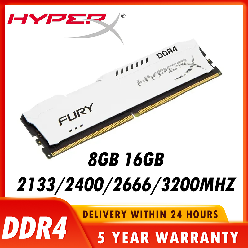 HyperX Fury DDR4 8GB 16GB 3600MHz 3200MHz 2666MHz 2400MHz 2133MHz RAM DRAM DIMM メモリ 288 ピン電子スポーツ用コンピュータ