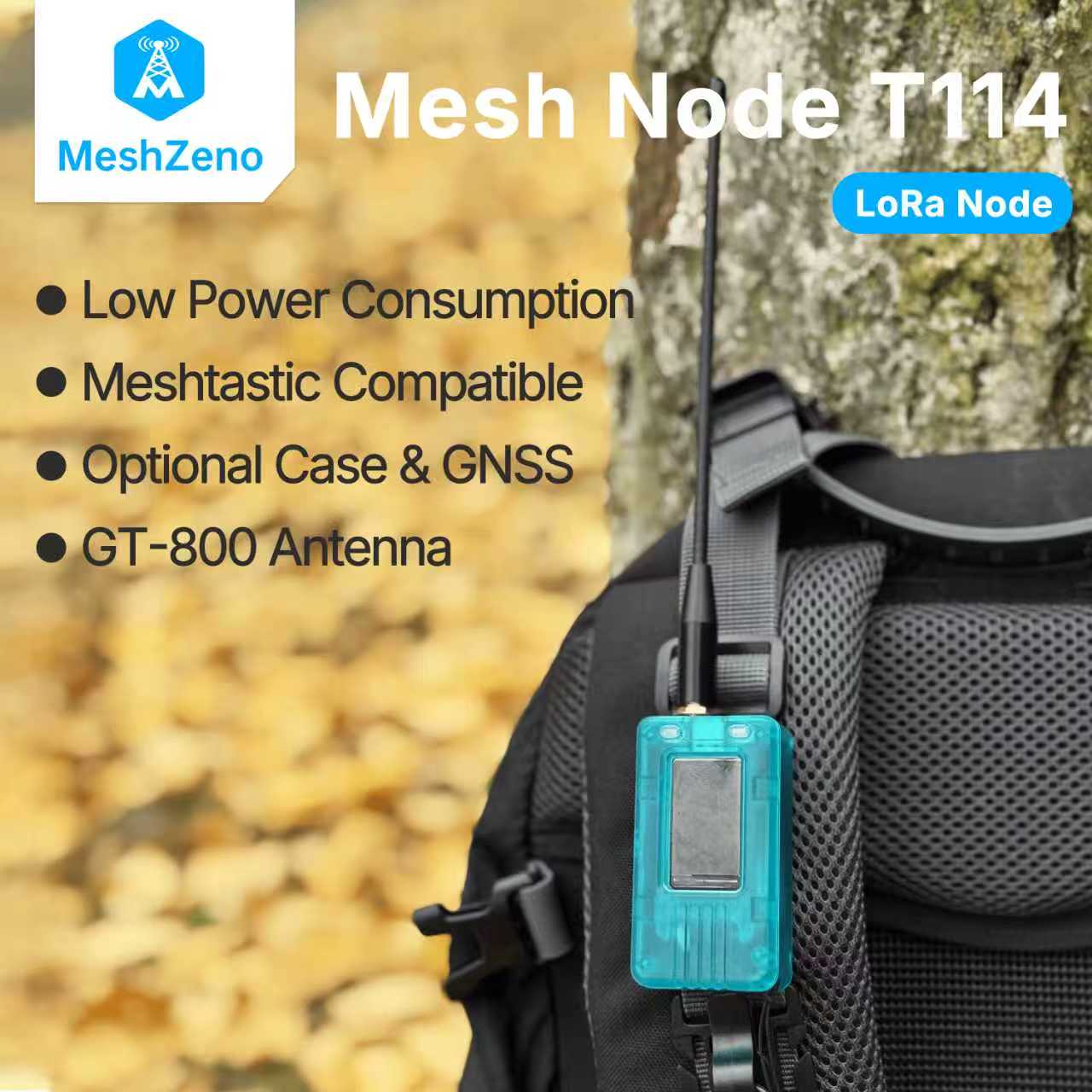 Heltec T114 V2 シェル セット LoRa Meshtastic トラッカー、ディスプレイ GPS サポート、GT-800 アンテナ付き開発ボード用
