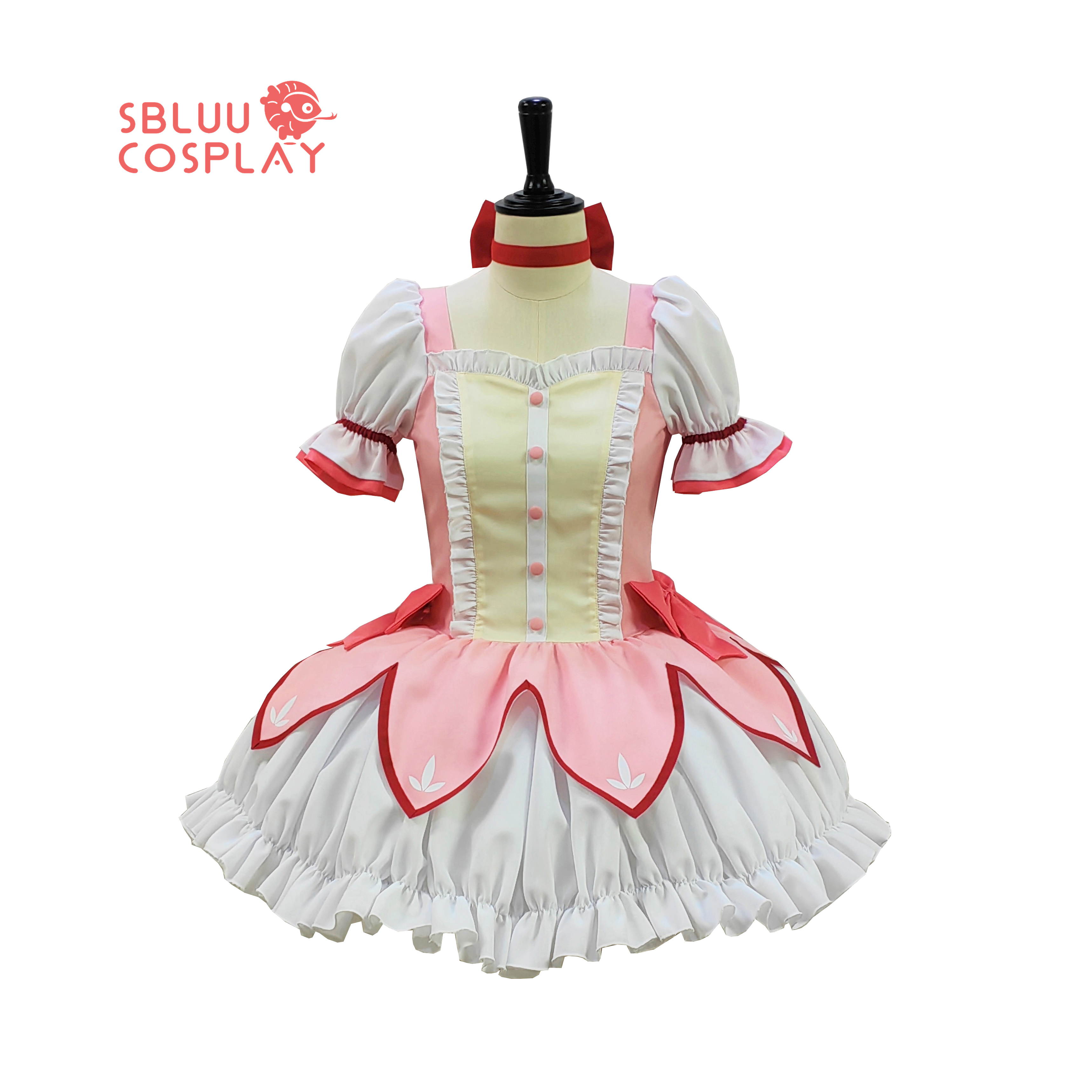 SBluuCosplay 鹿目まどかコスプレ衣装マギカ鹿目ドレス鹿目まどか衣装ハロウィンコスチューム衣装アップグレードスタイル