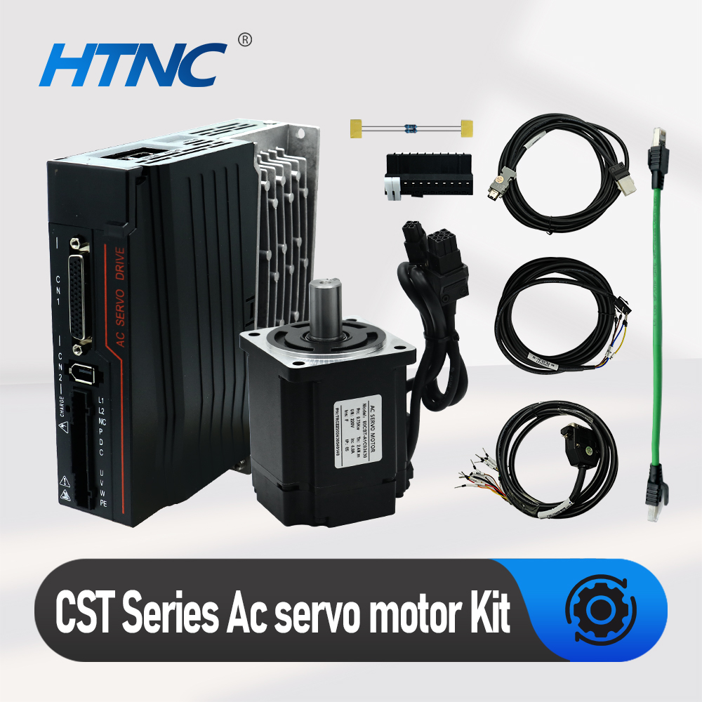 2025 ホット販売サーボモーター 400 ワット 750 ワット高速 3000RPM サーボモーターキットサポート 5 V 24 V パルス信号アナログ 0-10 V RS485 Modbus