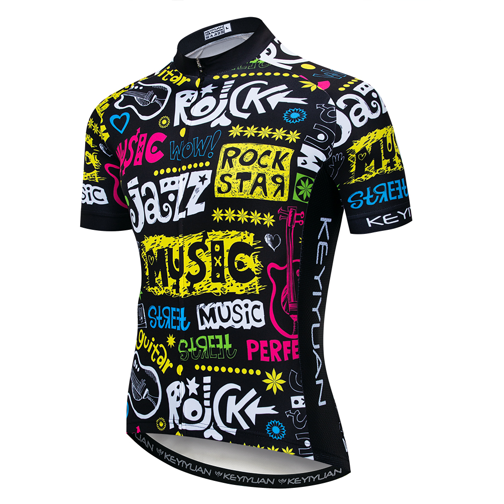 サイクリングジャージ男性バイクジャージプロ MTB シャツマイヨ Ropa Ciclismo トップレーシング自転車マウンテンロードサイクルトップ黒黄色