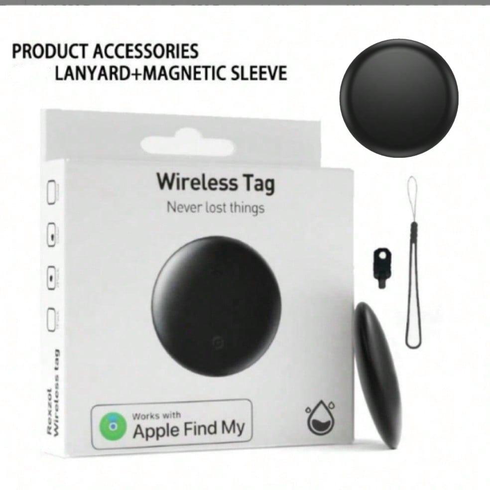 IOSシステムスマートAirTagトラッカーと互換性があります（IOSのみ）、元のIOSタグと同じサイズ、AirTag保護ケース、シリコンキーチェーン、アイテムロケーター/キーファインダーに最適、ペット、バッグに適用、L