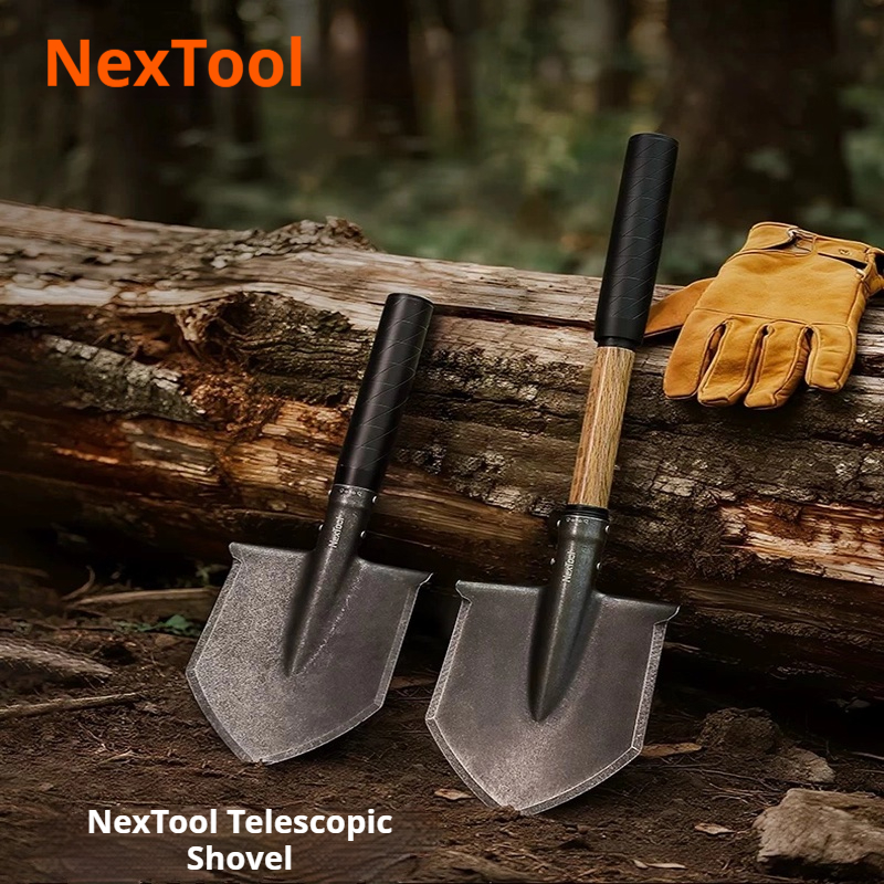 多機能アウトドアツール Nextool は、釣りやキャンプに使用できる車両用伸縮鋼製シャベルです。