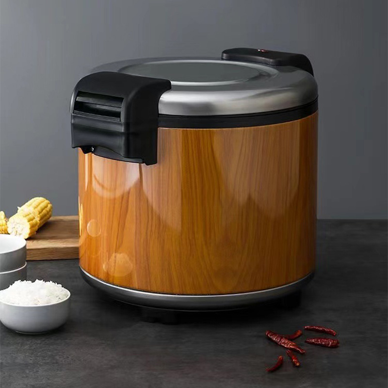 23L 商用電気ライスウォーマーバケツ多機能電気炊飯器ステンレス鋼断熱ライスバケツ電気 H