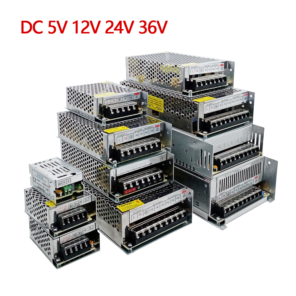 5V 12V 24V 36V 電源 SMPS 5 12 24 36 V AC DC 220V ～ 5V 12V 24V 36V 1A 2A 3A 5A 10A 20A 30A スイッチング電源 SMPS