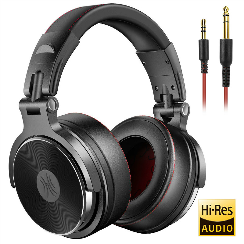 Oneodio 有線プロフェッショナルスタジオプロ 50 DJ ヘッドフォンオーバーイヤーハイファイモニター音楽ヘッドセットイヤホン電話 PC