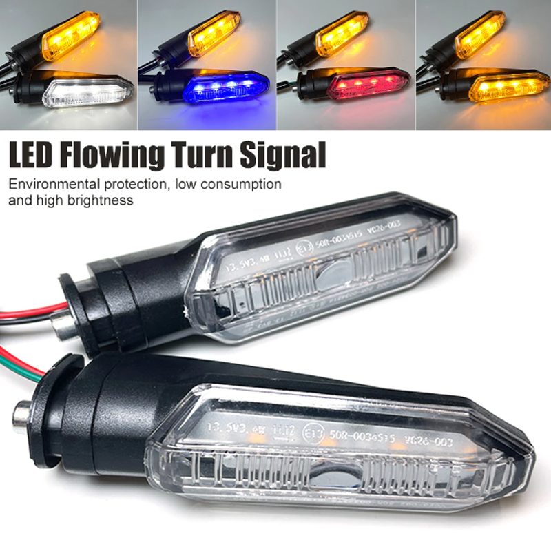オートバイ LED ターンシグナルライト 12V デュアルカラー DRL アンバー流水ターンシグナルランプホンダ CRF250L ADV150 CBR650F NC750X