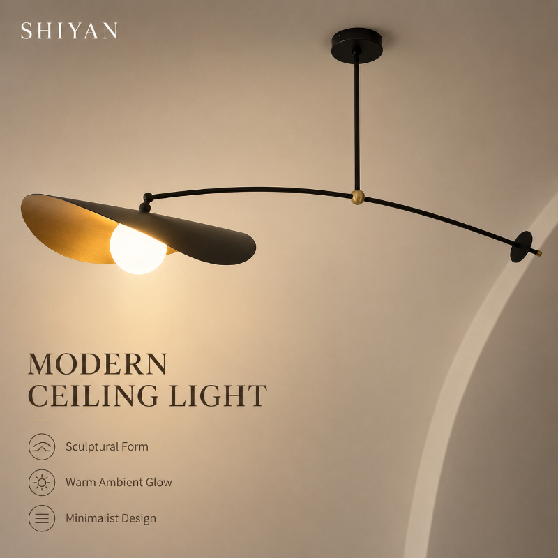 SHIYAN デザインモバイルロングアームハンギングランプクリエイティブ照明工業用シャンデリアリビングダイニングルームキッチンアイランドホームライト