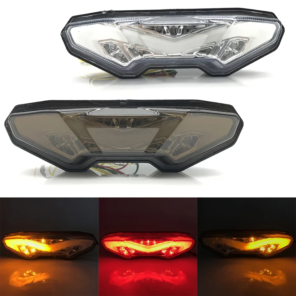 ヤマハ MT-10 MT-09 FZ09 FJ09 MT-07 トレーサー 700 900 オートバイ LED テールライトブレーキライトリア警告ランプターンシグナルライト