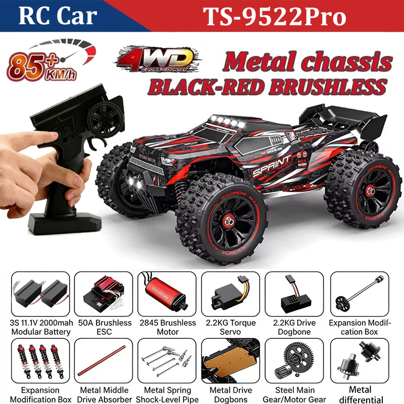 WLtoys 9522 プロ 85KM/H 高速 RC カーブラシレス 4WD ドライブオフロードドリフト 1:16 プロレーシングカー 9522 50KM/H 男の子のおもちゃ