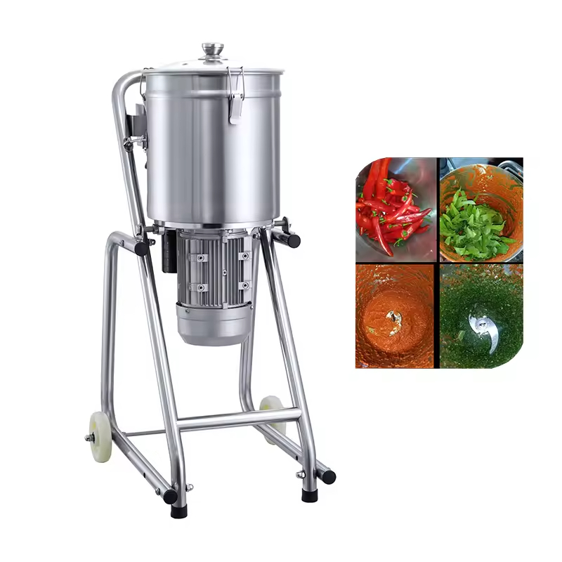 商業 20L 32L オニオンペーストブレンダー豚肉魚粉砕機ニンジンキャベツチョッパーフルーツトマトパルパー機