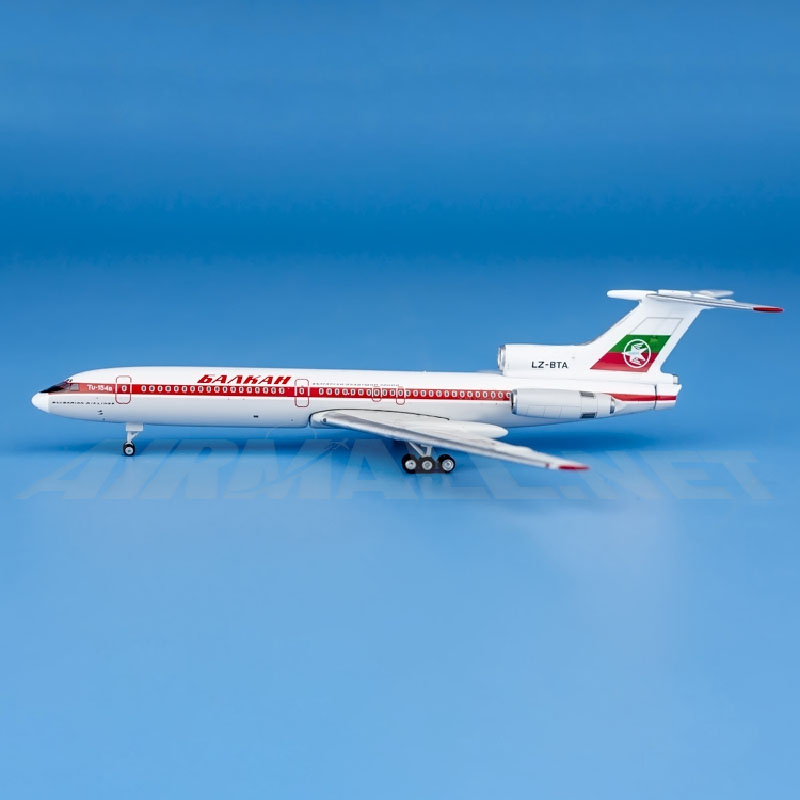 フェニックス 1:400 スケール PH11825 バルカン航空 TU-154B LZ-BTA ダイキャスト コレクター航空機モデル メタル ミニチュア クリスマス ギフト