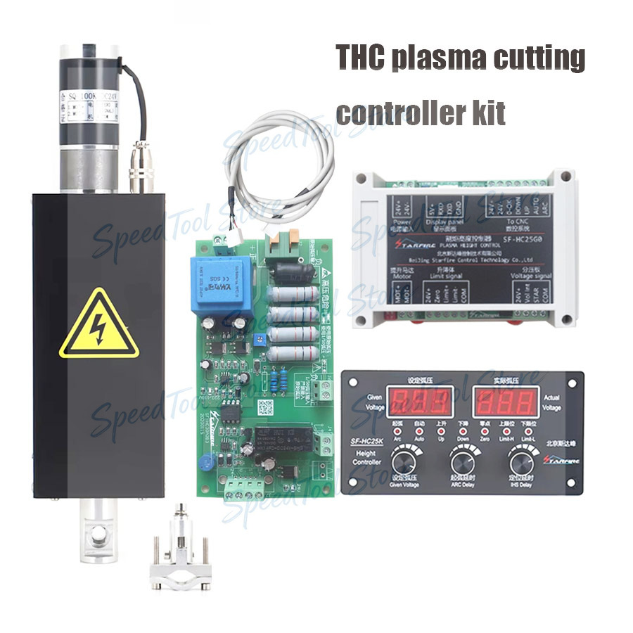 THC プラズマ切断機キット YKB-100 DC24V 切断トーチ高さコントローラー SF-HC25K CNC プラズマ Z 軸リフター