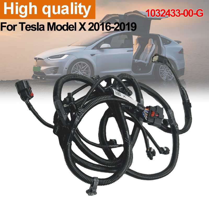 テスラモデル X 2016-2019 フロントバンパー Pdc 駐車配線ハーネス逆転レーダーエレクトリックアイ配線アセンブリ 1032433-00-G