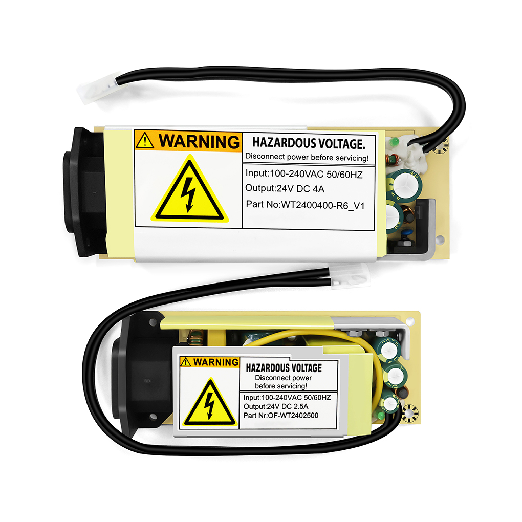 24V Open Frame Power Supply Replacement Internal Power for MikroTik Devices CCR1016 CCR1036 CCR1009 CRS317, 4A96W 2.5A 60W