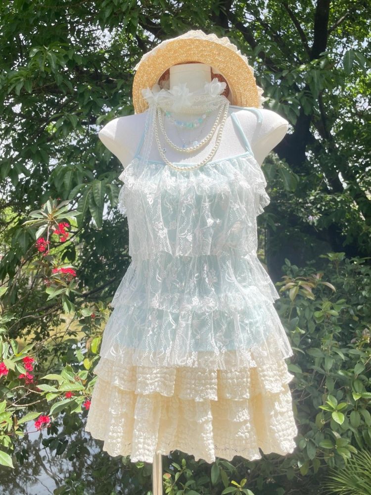 カジュアルビーチスタイル 2 ピーススカートセット女性 2000 年代 Y2k クロップトップベストケーキミニスカート韓国のファッション衣装ヴィンテージスーツパーティー