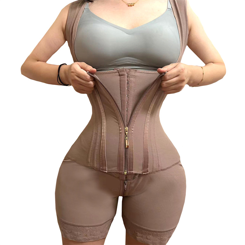 女性のためのモデリングガードルボディシェイプウェアウエストトレーナーコルセット Faja コロンビアナス整形高圧縮術後ステージ 2 BBL