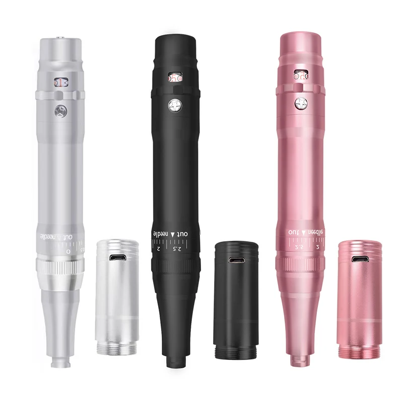 プロフェッショナルマイクロ色素沈着眉毛タトゥーマシン、バッテリー Microblading ペン Wireles 電動アートメイクマシン