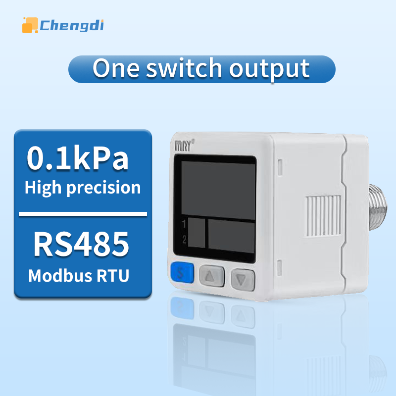 MS32 デジタル空気圧スイッチ RS485 高精度圧力計 PLC 制御 RS485 Modbus 通信圧力トランスミッタ