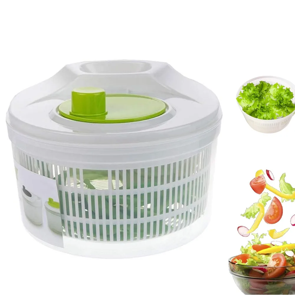 1パックサラダディハイドレーターレタス水切り野菜洗濯機と乾燥機葉物野菜の洗浄と乾燥用キッチンツール