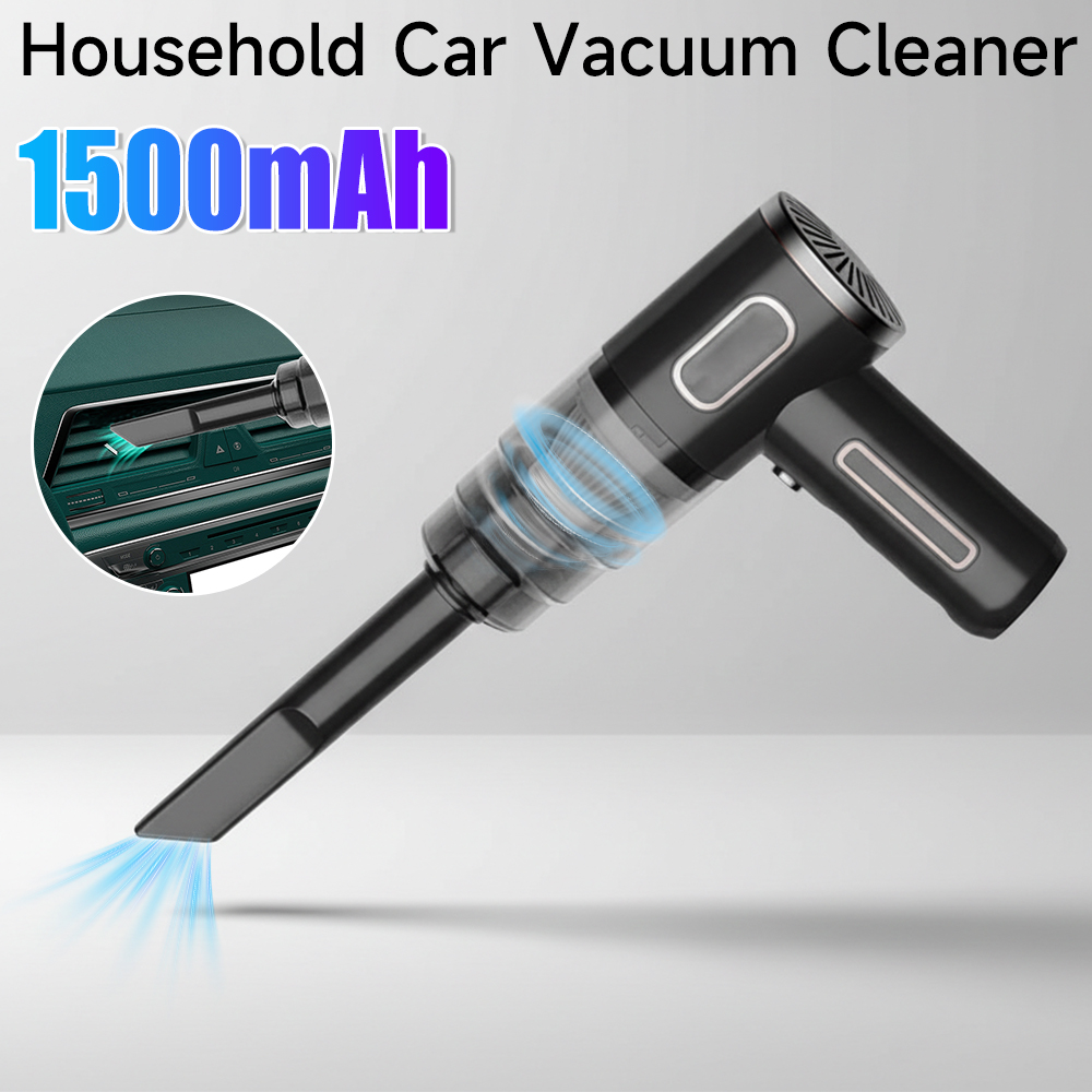 1500mAh 車用掃除機 USB プラグ強力なクリーンマシンポータブルブロー吸引ポータブル掃除機 2026