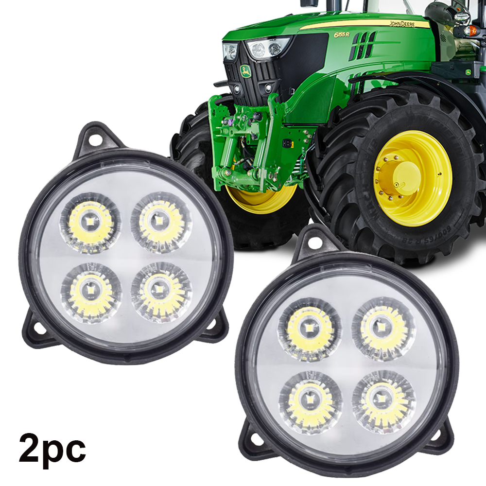 JALN7 LED ライト トラクター ヘッドライト電球 Deere フロント フード 6105M T8010 200 フォード ニューホランド Quadtrac プーマ MX マグナム 40 ワット