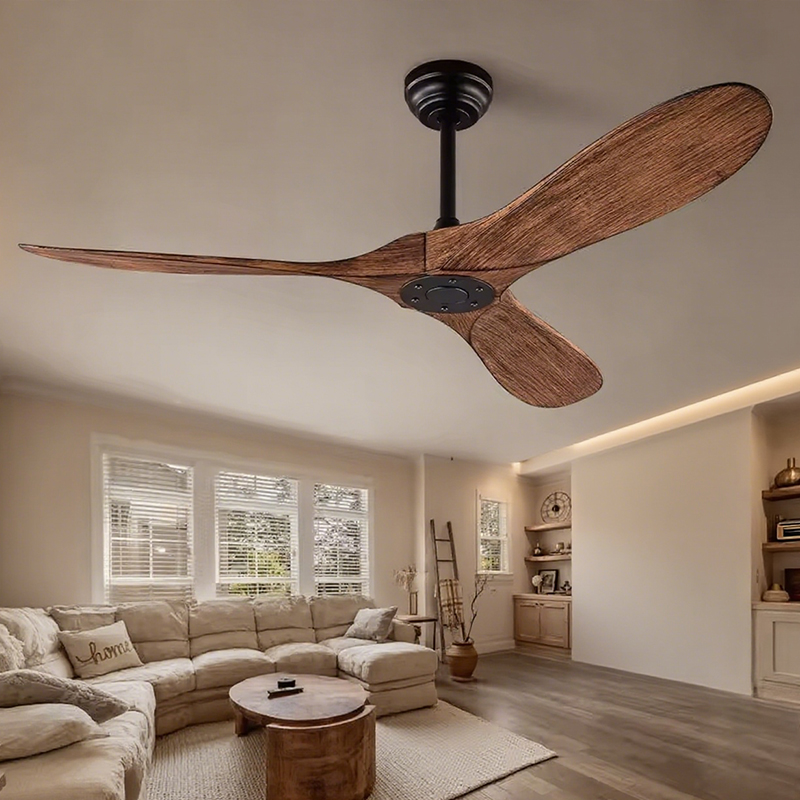 85-265V 52 60 インチ天井ファン DC モーターリモコン装飾天井ファンライトリビングルームホーム屋内バー Ventiladores