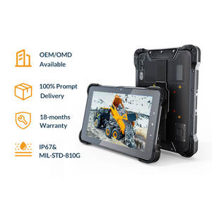 10インチの堅牢型タブレット、8GB RAM、128GB フラッシュメモリ、カスタマイズ可能なデュアルCANバスシステムを搭載。鉱山用車両や現場作業に最適